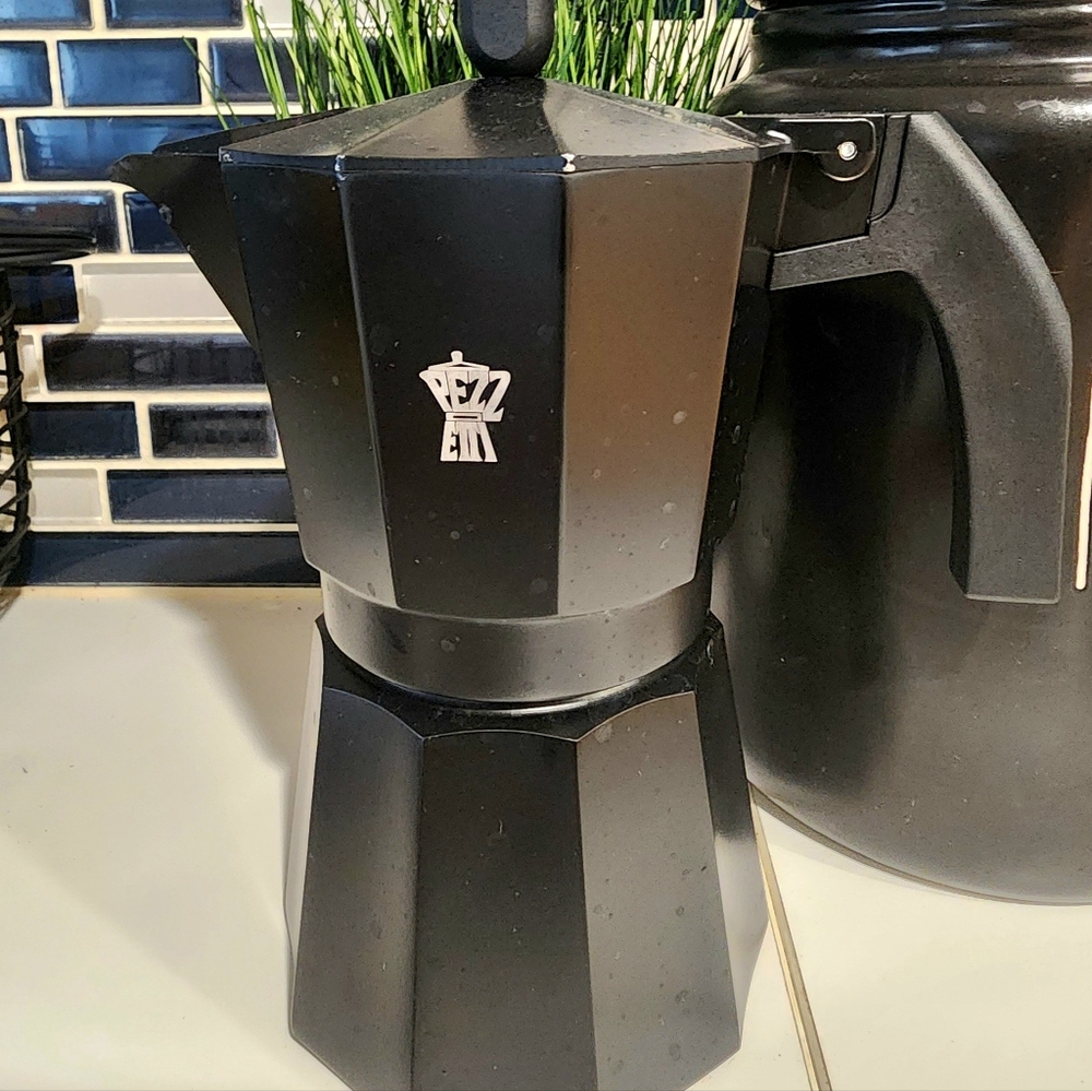 Black Espresso Maker